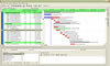 Gantt Chart showing step details